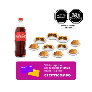 Pack (5 Empanada De Carne + 5 Empanada De Pollo + 1 Coca Cola x 1 Lt)