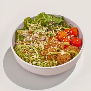 Bowl Mediterráneo de Falafel (nueva receta)