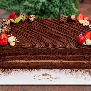 Torta Choco Berries con Manjar de coco (15p) APLV, Sin Soya, Vegana