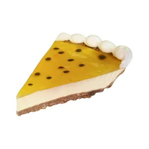 Cheesecake de maracuyá porción