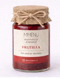 Mermelada Artesanal de frutilla con alulosa 450 grs.