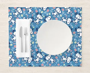 INDIVIDUALES SNOOPY AZUL