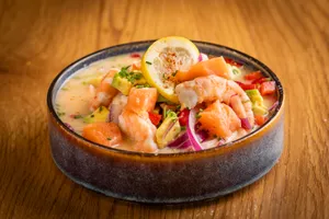 Ceviche De Salmón Camarón (450 Gramos)