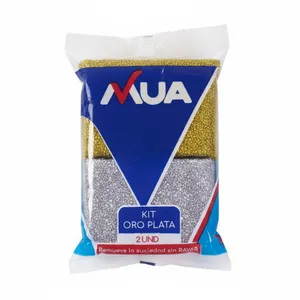Kit esponjas mua x 2 unds oro plata