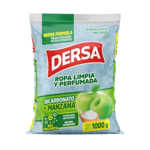 DETERGENTE DERSA MULTIUSOS BICARBONATO+MANZANA 1000G