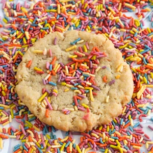 Galleta Sprinkle: Naranja y Maní