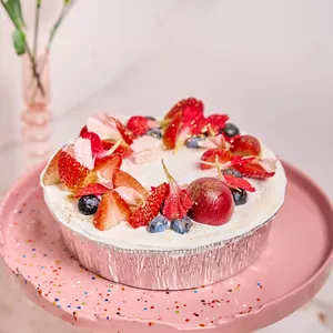 Torta 3 Leches y frutos rojos Casera