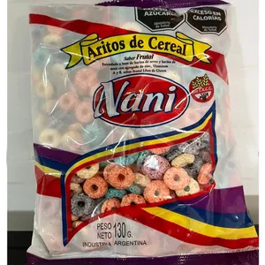 Aritos de cereal sabor frutal