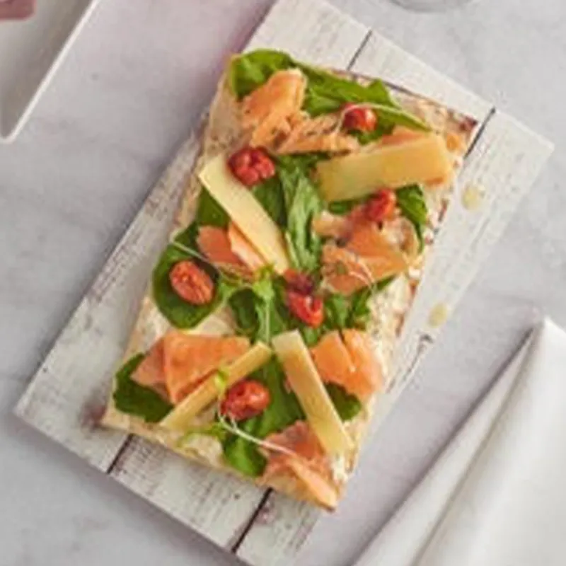 Pizzeta di salmone Pizzeta di salmone
