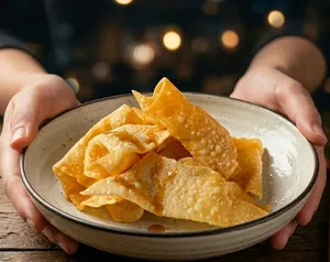 Media porción Wantan Sin carne (5 unidades)