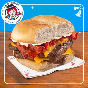 MARRAQUETA BACON CHEDDAR DOBLE