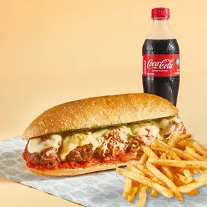 Meatballs + Coca Cola + Papa