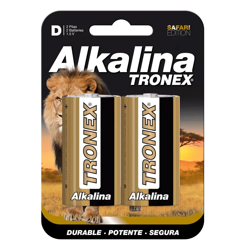 PILA ALKALINA TRONEX D X 2 UNS PILA ALKALINA TRONEX D X 2 UNS