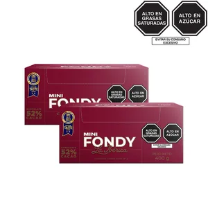 Mini Fondy La Ibérica x 20 pzas x 2 pzas