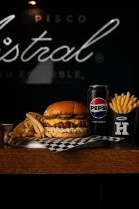 Combo Big holy Simple + Papas Fritas y Bebida 350cc