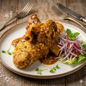 Tacu Tacu con Cordero