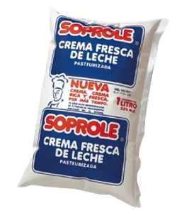 Crema fresca Soprole, 1 lt