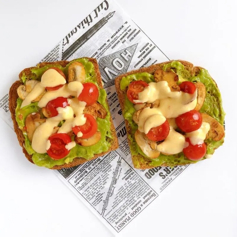 🌱 Tostadas champiñones