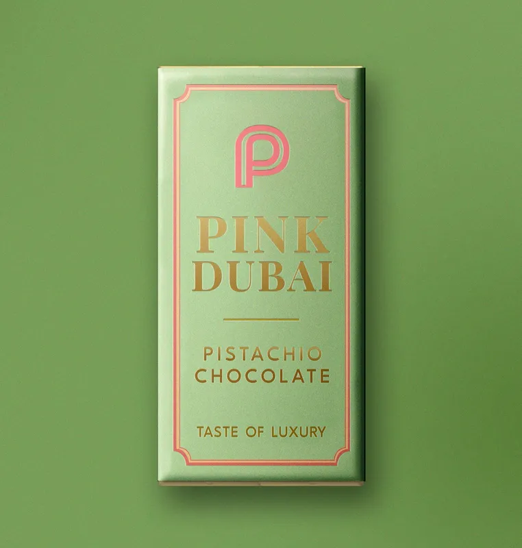 Pink Dubai Chocolate Bar
