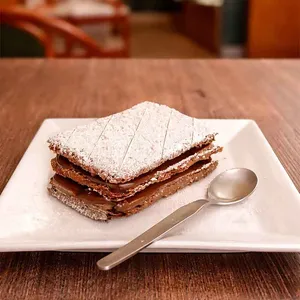 Milhojas de chocolate