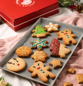 Caja galletas navideñas