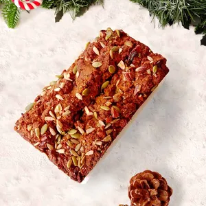 queque saludable navideño