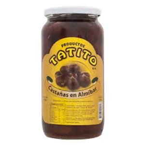 Castañas en almibar, 1000 gr