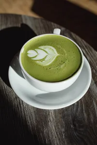 Té matcha latte