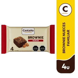 Brownie con Nueces 4 unidades
