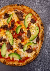 Pizza Mechada palta Mediana 32 cms