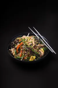 Japchae vegano