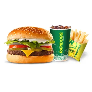 Hamburguesa de Res en Combo