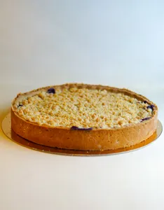 Tarta frutos rojos con crumble