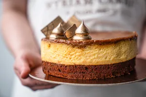 Torta chocoflan menos azúcar