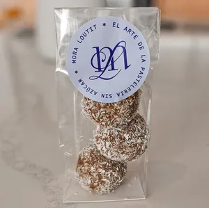 Bolitas de zanahoria manjar