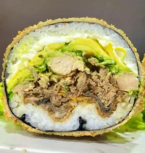 Sushiburger mixta carnes