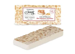 Turrón Duro de Almendras S/Azúcar 250g SIN GLUTEN