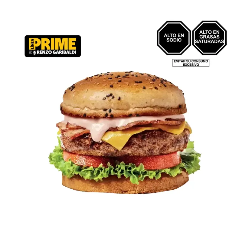 Hamburguesa Prime de Res Tocino Queso 1 und Hamburguesa Prime de Res Tocino Queso 1 und