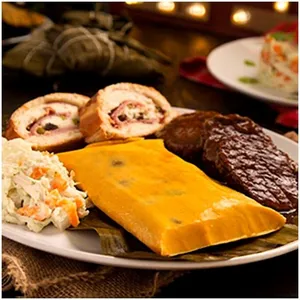 Plato navideño individual