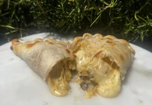 Queso y champiñones