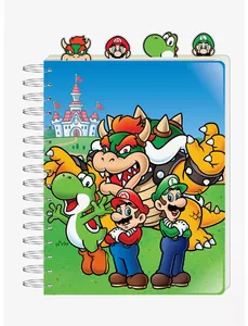 CUADERNO ILUSTRADO MARIO BROS
