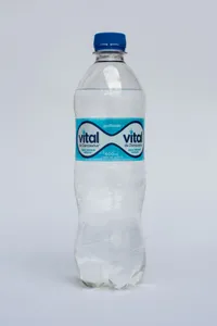 Agua mineral vital con gas