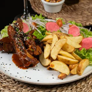 Costillar de Cerdo a la barbecue