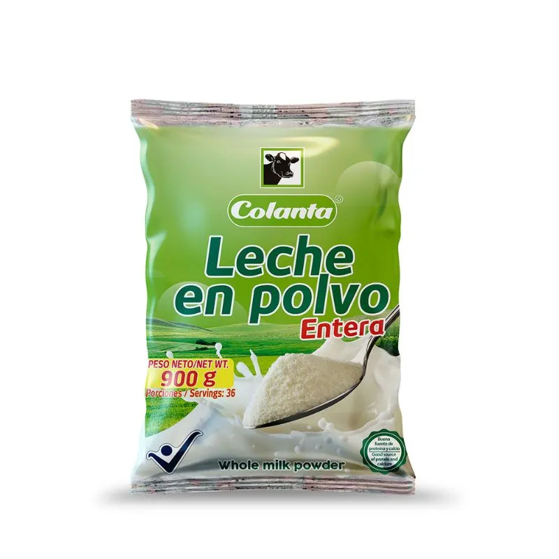 LECHE EN POLVO COLANTA 900G ENTERA LECHE EN POLVO COLANTA 900G ENTERA