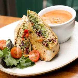 Burrito Vegano Con Sopa