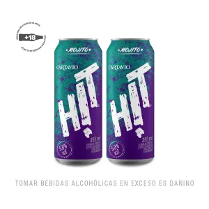 Pack 2 RTD Hit Mojito Lata 355 ml