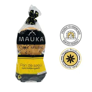 Pan de sagu mauka tipo hamburguesa x 280 grs