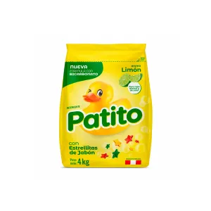 Detergente Patito Bicarbonato Limon X 4 Kg