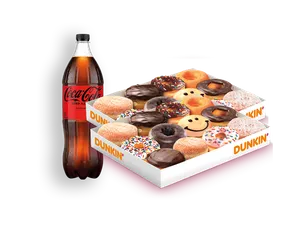24 Donuts Classic + Bebida 1.5 Lt
