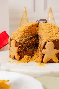 Plátano nutella Navideño